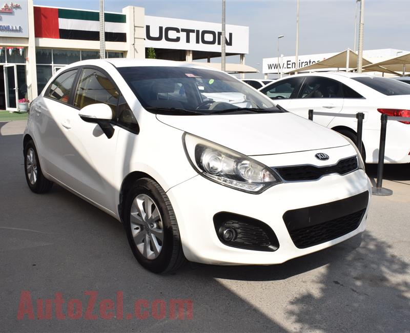 KIA RIO- 2015- WHITE- 103 000 KM- CALL FOR PRICE