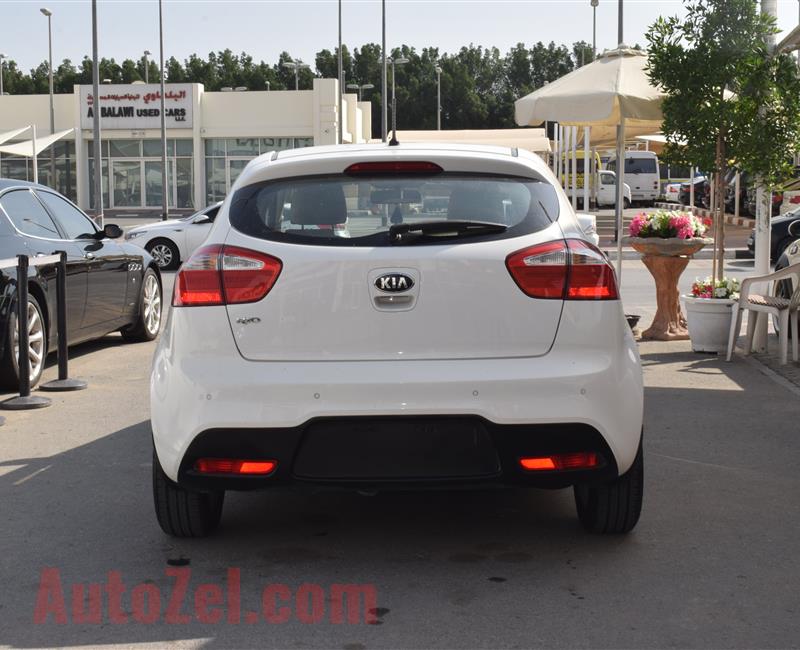 KIA RIO- 2015- WHITE- 103 000 KM- CALL FOR PRICE