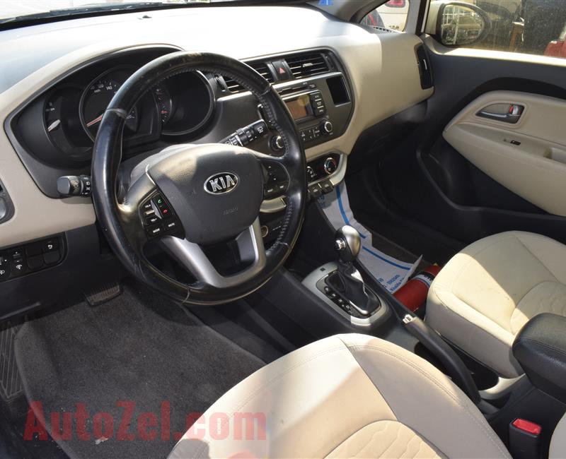 KIA RIO- 2015- WHITE- 103 000 KM- CALL FOR PRICE