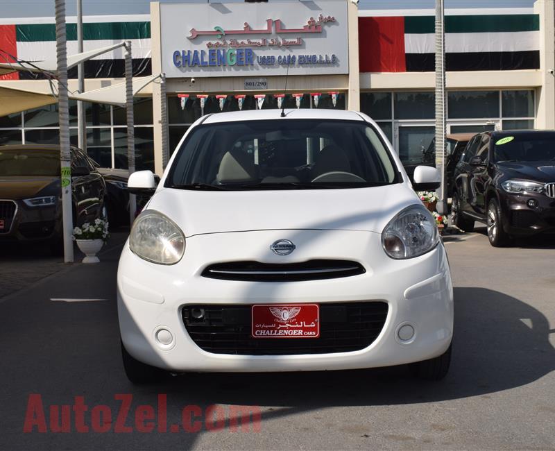 NISSAN MICRA- 2014- WHITE- 344 000 KM- CALL FOR PRICE