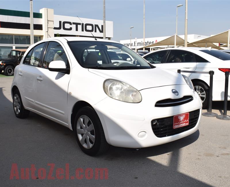 NISSAN MICRA- 2014- WHITE- 344 000 KM- CALL FOR PRICE