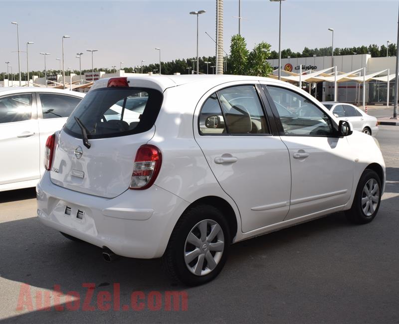 NISSAN MICRA- 2014- WHITE- 344 000 KM- CALL FOR PRICE