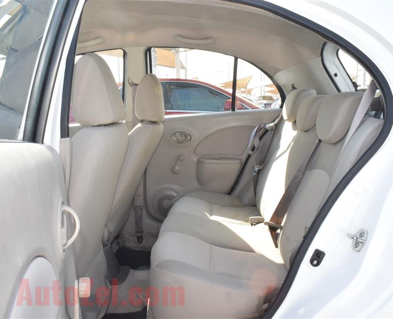 NISSAN MICRA- 2014- WHITE- 344 000 KM- CALL FOR PRICE