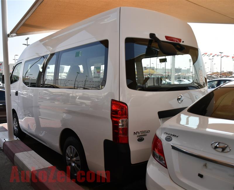 NISSAN NV350 FULL OPTION- 2017- WHITE- 90 000 KM- GCC SPECS