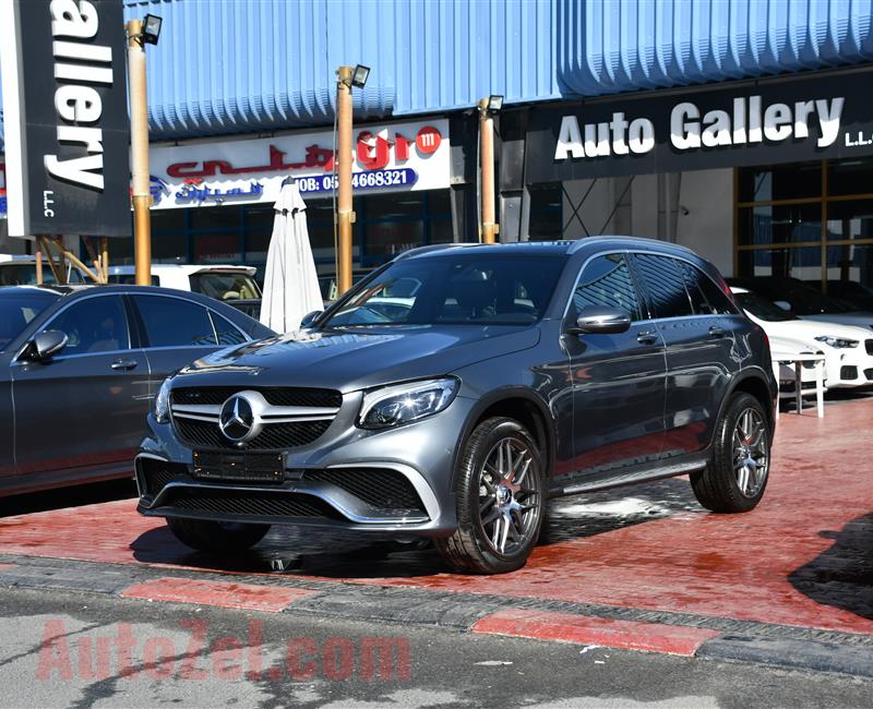 MERCEDES-BENZ GLC300- 2017- GRAY- 12 000 KM- GCC SPECS