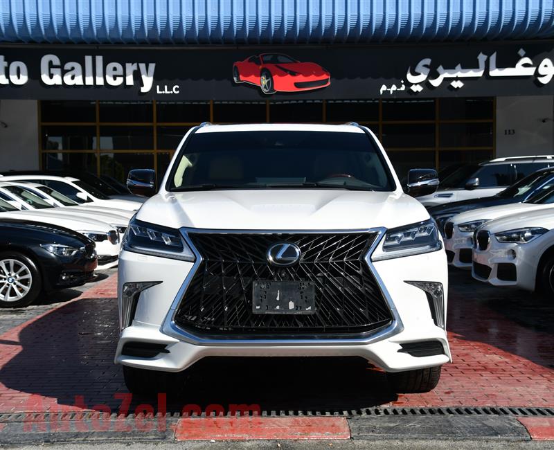 LEXUS LX570- 2016- WHITE- 67 000 KM- GCC SPECS