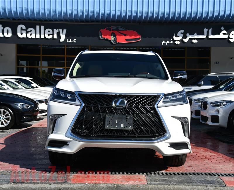 LEXUS LX570- 2016- WHITE- 67 000 KM- GCC SPECS