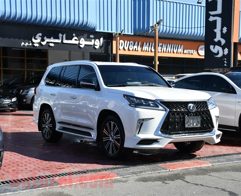 LEXUS LX570- 2016- WHITE- 67 000 KM- GCC SPECS