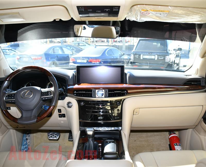 LEXUS LX570- 2016- WHITE- 67 000 KM- GCC SPECS