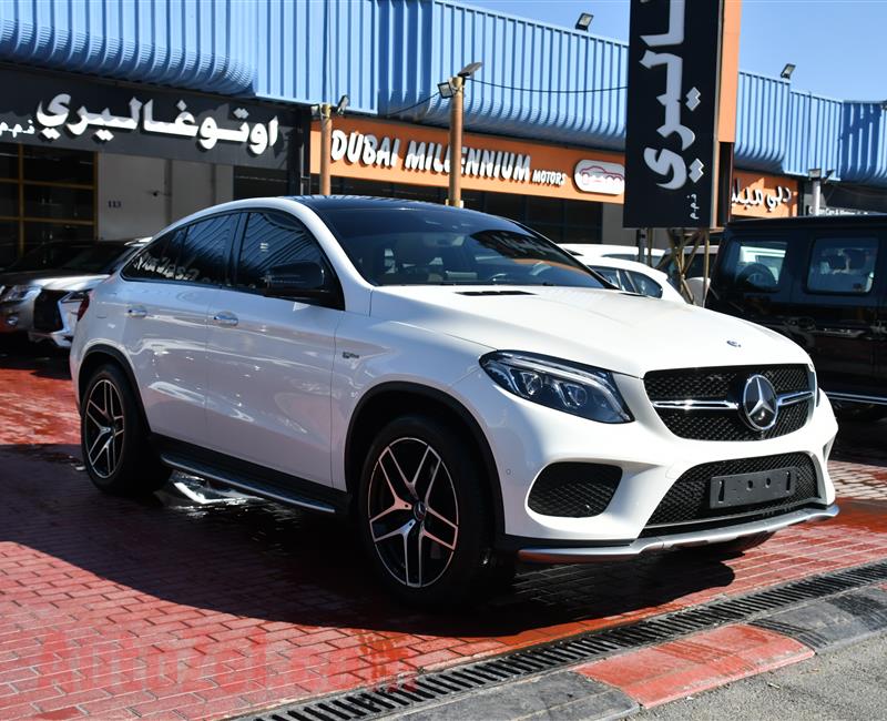 MERCEDES-BENZ GLE43- 2017- WHITE- 62 000 KM- GCC SPECS