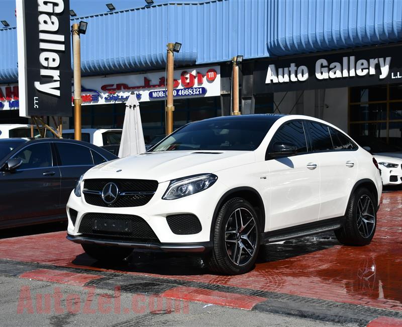 MERCEDES-BENZ GLE43- 2017- WHITE- 62 000 KM- GCC SPECS