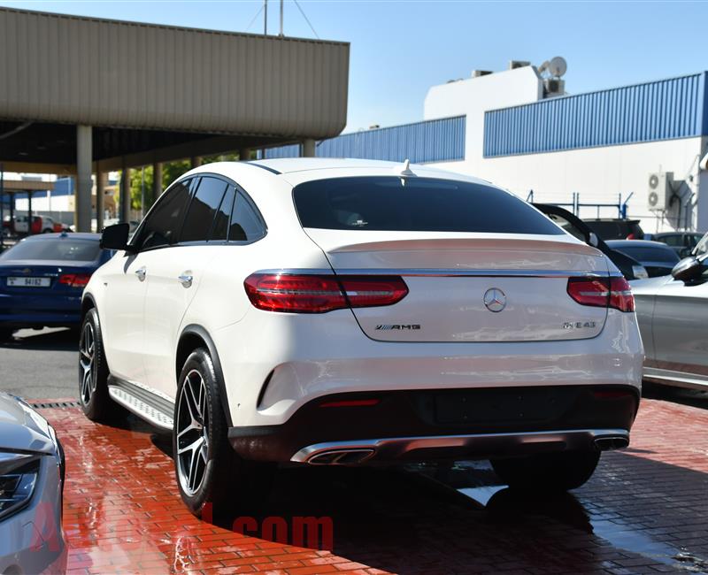 MERCEDES-BENZ GLE43- 2017- WHITE- 62 000 KM- GCC SPECS