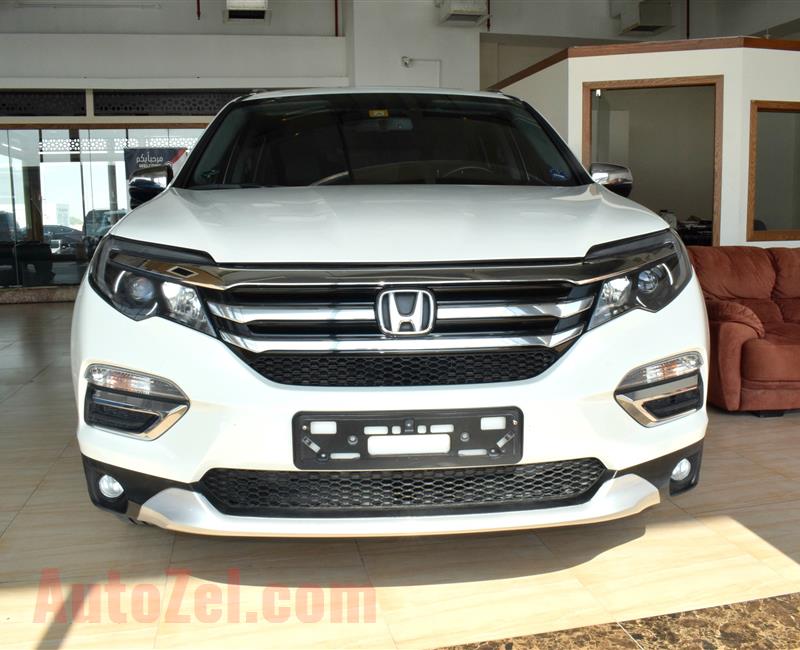 HONDA PILOT- 2016- WHITE- 197 000 KM- GCC