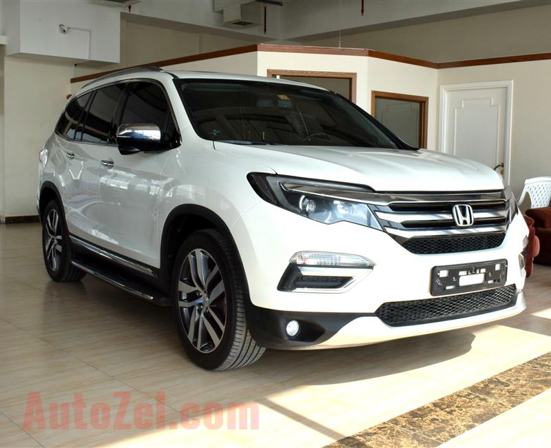 HONDA PILOT- 2016- WHITE- 197 000 KM- GCC