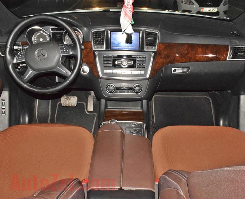 MERCEDES-BENZ GL500 FULL OPTION- 2014- WHITE- 130 000 KM- GCC