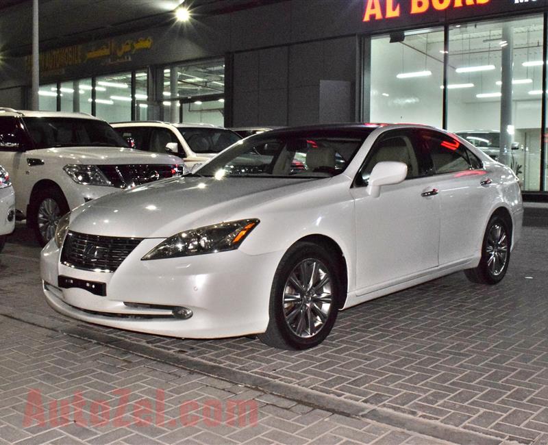 LEXUS ES350- 2009- WHITE- 193 000 KM- GCC