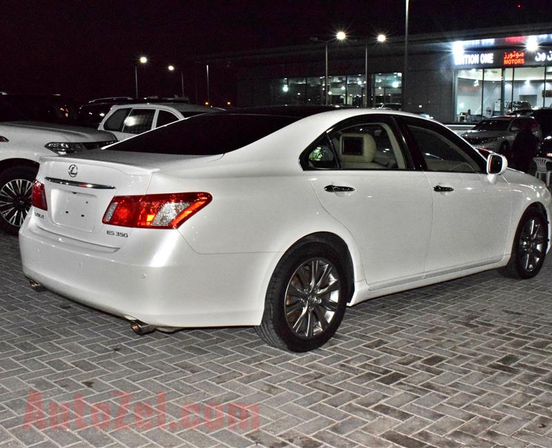 LEXUS ES350- 2009- WHITE- 193 000 KM- GCC