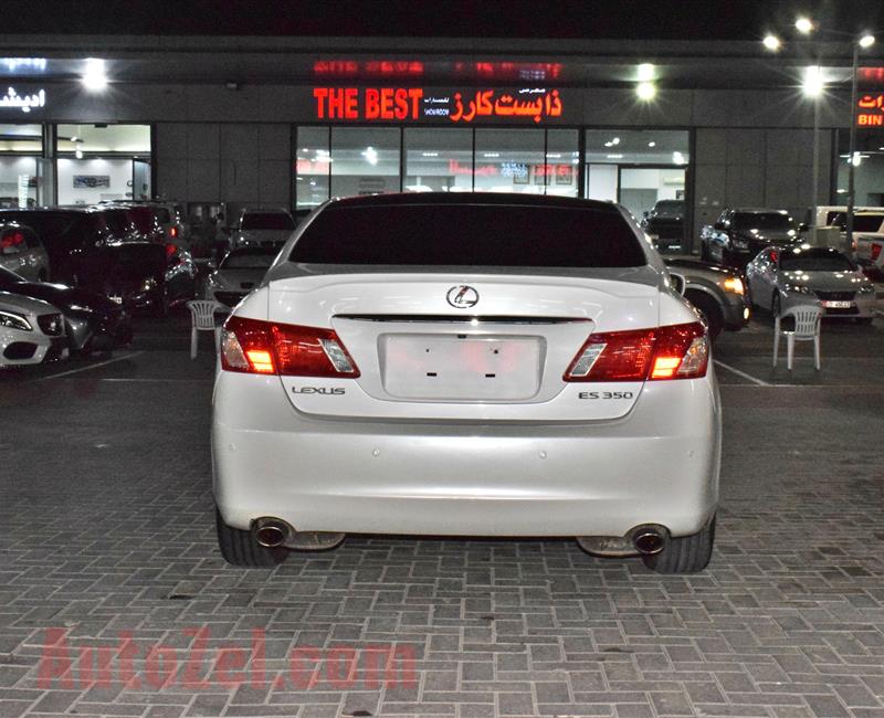 LEXUS ES350- 2009- WHITE- 193 000 KM- GCC