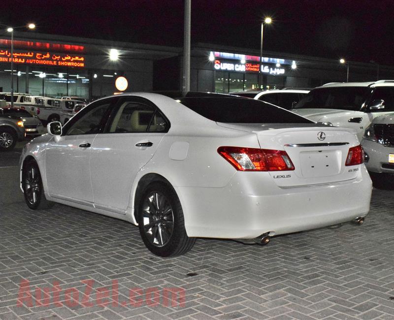 LEXUS ES350- 2009- WHITE- 193 000 KM- GCC