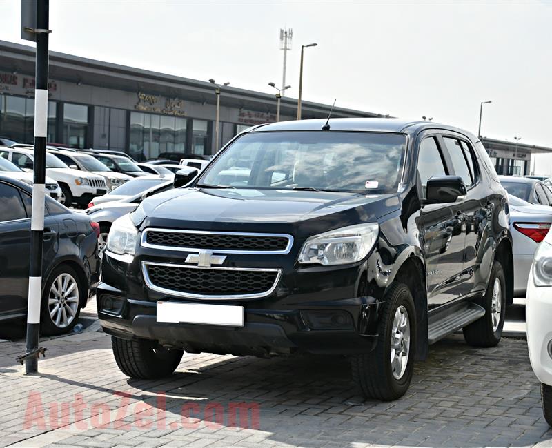 CHEVROLET TRAILBLAZER VVT MODEL 2013 -BLACK - 300,000 KM - V6 - GCC 