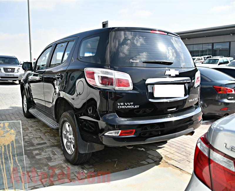 CHEVROLET TRAILBLAZER VVT MODEL 2013 -BLACK - 300,000 KM - V6 - GCC 