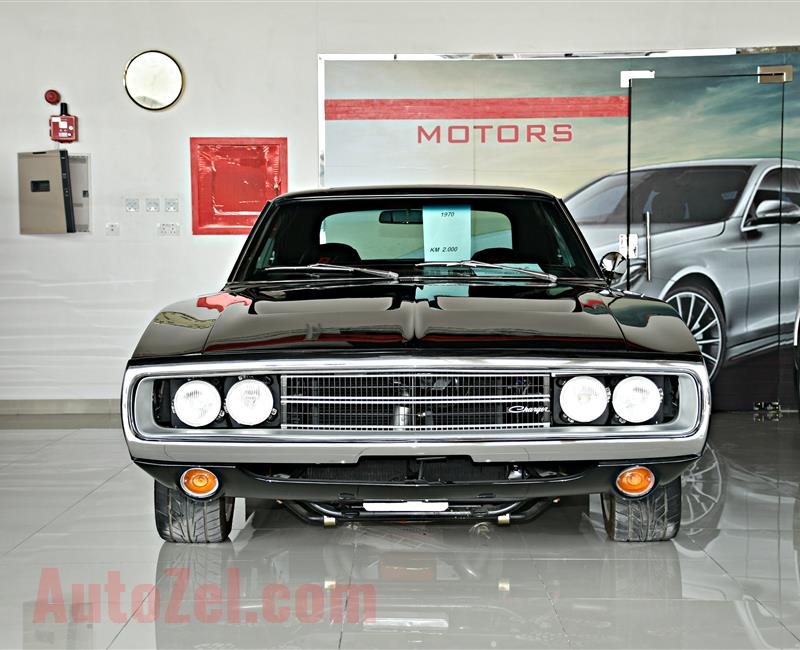 CLASSIC DODGE CHARGER  MODEL 1970 - BLACK - 2000 KM - V8 - GCC 