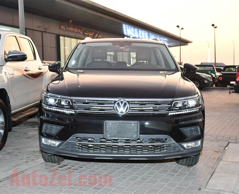 VOLKSWAGEN TIGWAN  MODEL 2017 - BLACK - 101,000 KM - V6 - GCC 