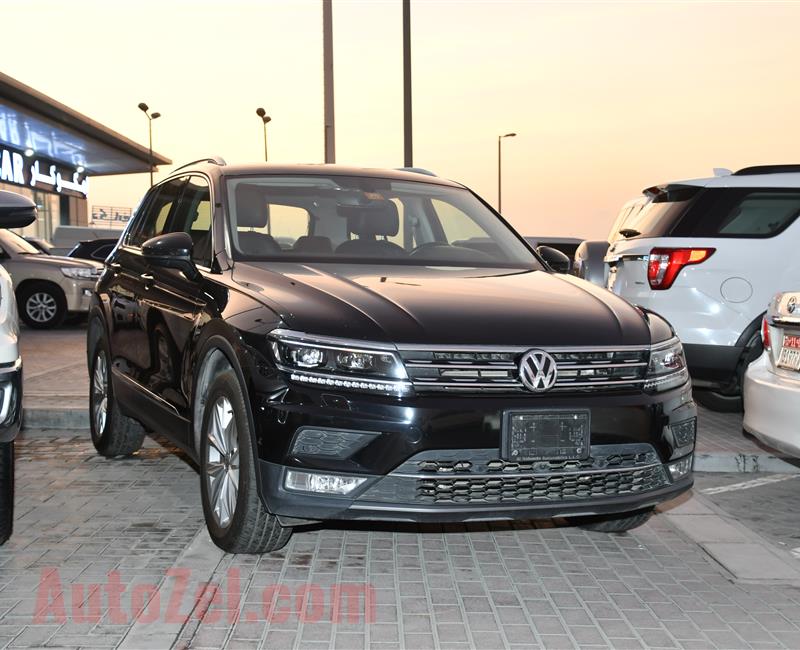 VOLKSWAGEN TIGWAN  MODEL 2017 - BLACK - 101,000 KM - V6 - GCC 