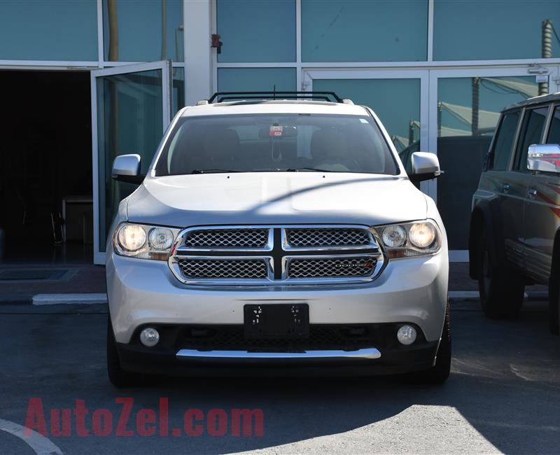 DODGE DURANGO- 2013- SILVER- 131 000 KM- GCC SPECS