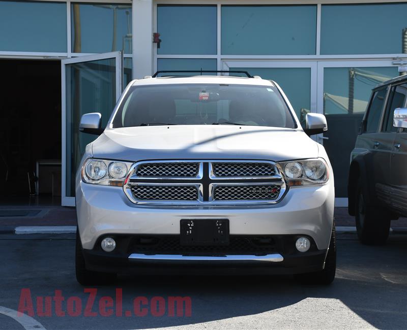 DODGE DURANGO- 2013- SILVER- 131 000 KM- GCC SPECS