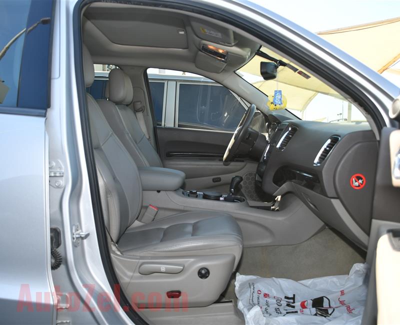 DODGE DURANGO- 2013- SILVER- 131 000 KM- GCC SPECS