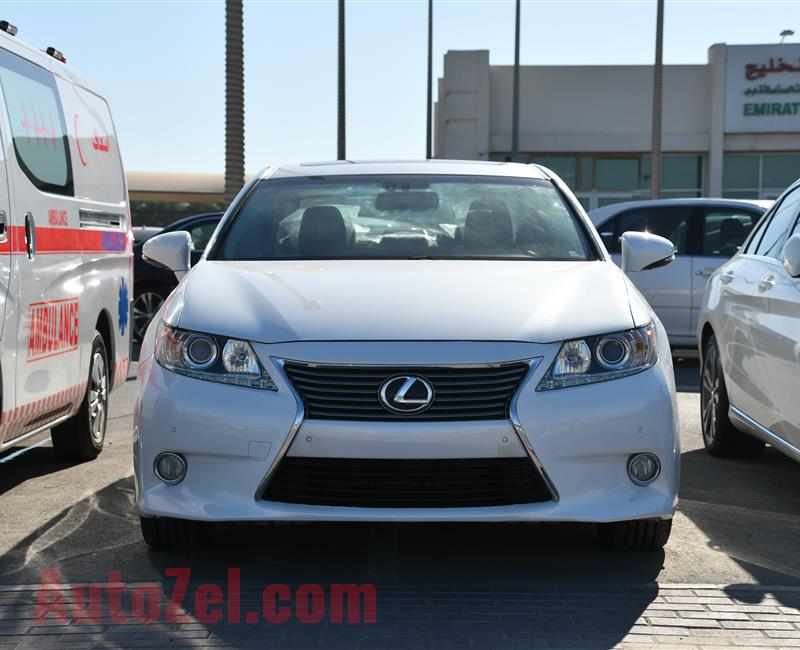 LEXUS ES350- 2014- WHITE- 90 000 MILES- AMERICAN SPECS