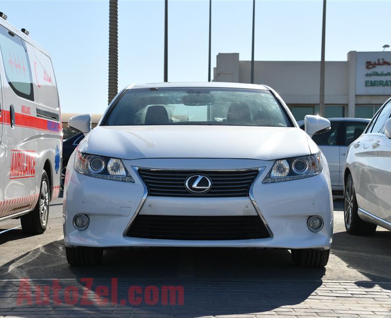 LEXUS ES350- 2014- WHITE- 90 000 MILES- AMERICAN SPECS