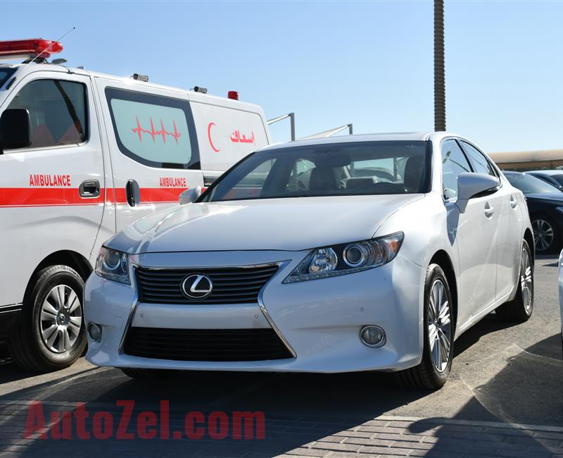 LEXUS ES350- 2014- WHITE- 90 000 MILES- AMERICAN SPECS