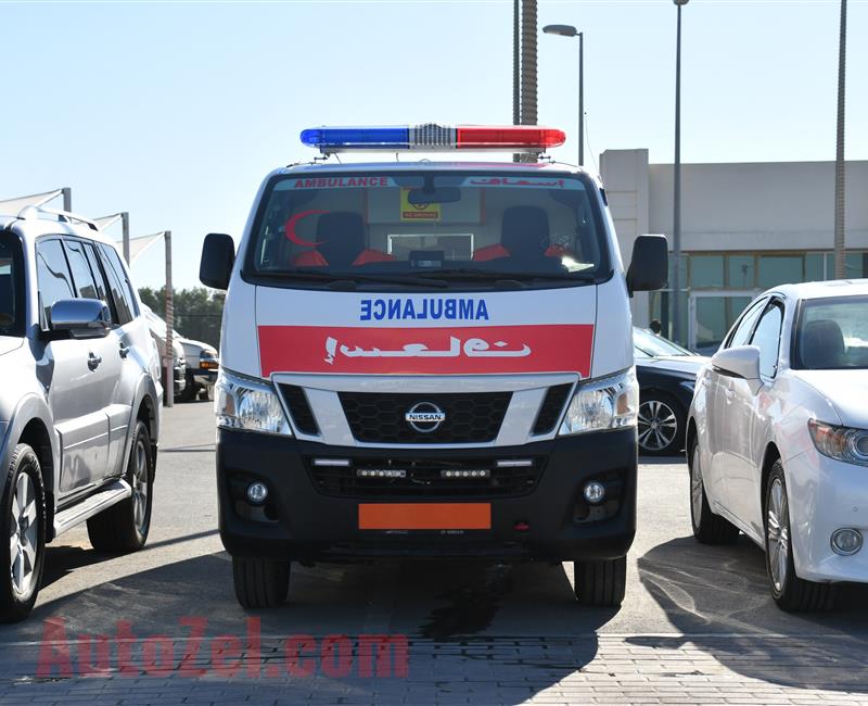 NISSAN NV350 AMBULANCE- 2015- WHITE- 219 000 KM- GCC SPECS