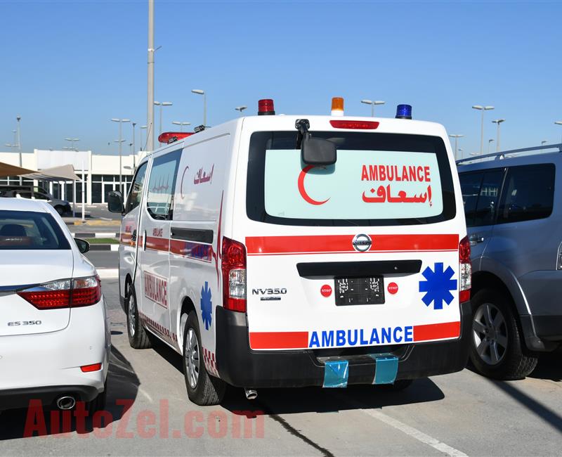 NISSAN NV350 AMBULANCE- 2015- WHITE- 219 000 KM- GCC SPECS