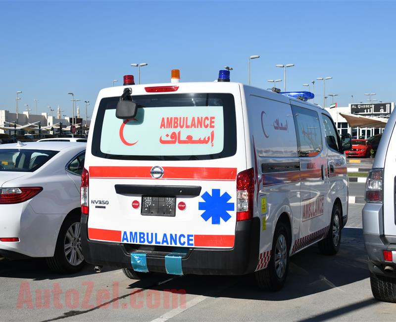 NISSAN NV350 AMBULANCE- 2015- WHITE- 219 000 KM- GCC SPECS