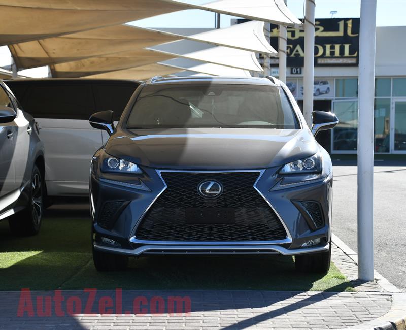 LEXUS NX300- 2018- GRAY- 13 000 MILES- AMERICAN SPECS