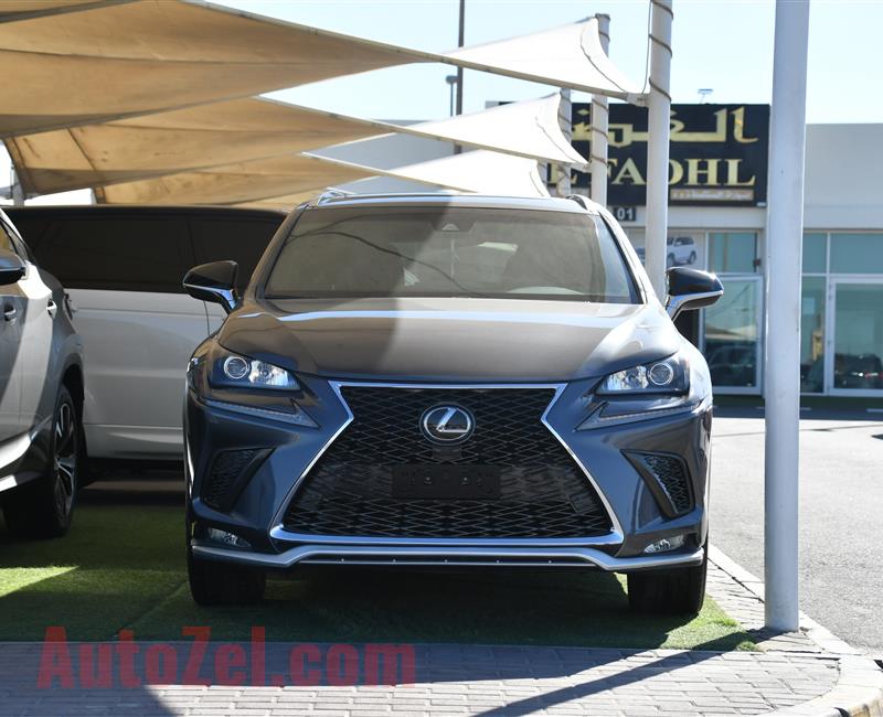 LEXUS NX300- 2018- GRAY- 13 000 MILES- AMERICAN SPECS