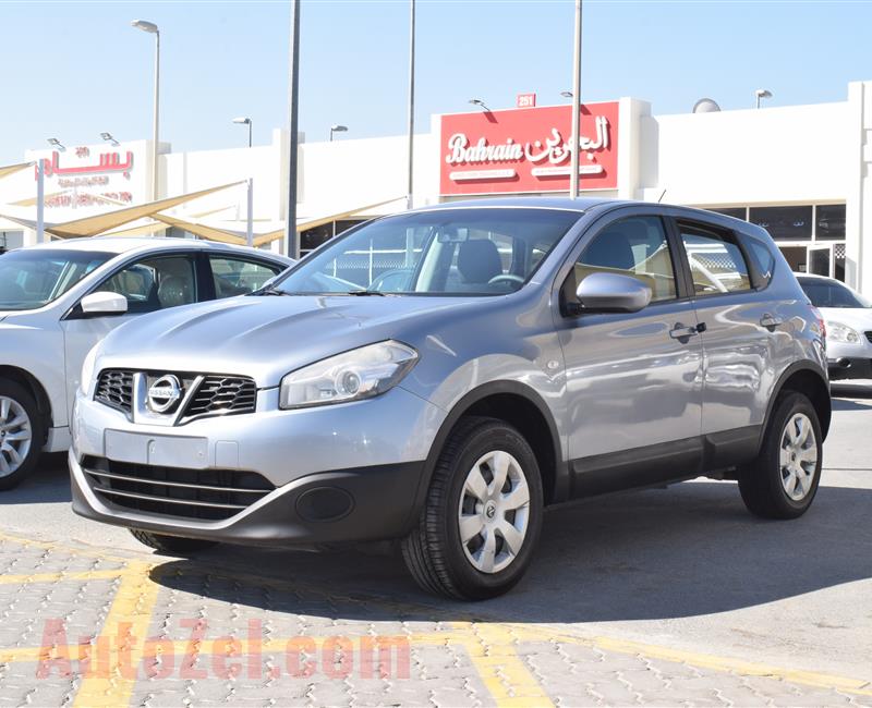 NISSAN QASHQAI- 2013- SILVER- GCC SPECS