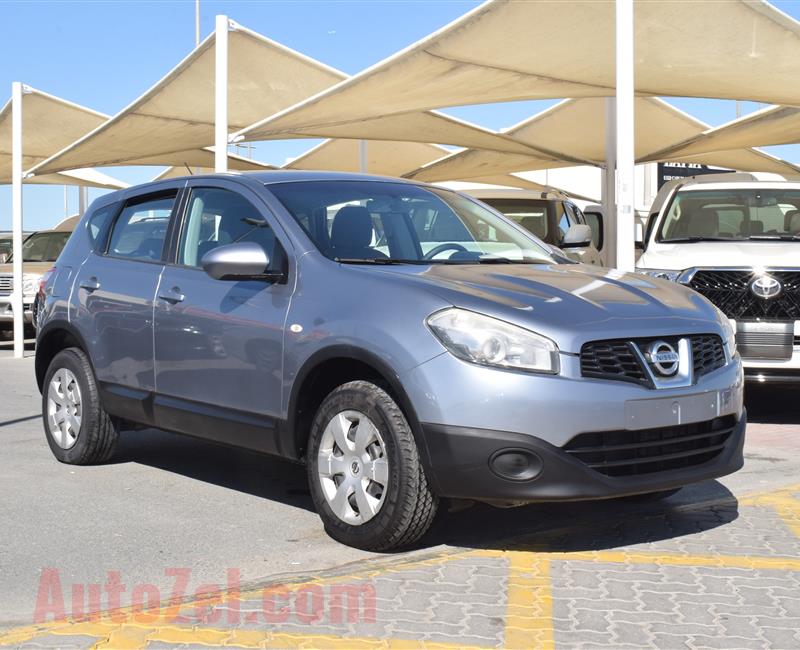 NISSAN QASHQAI- 2013- SILVER- GCC SPECS