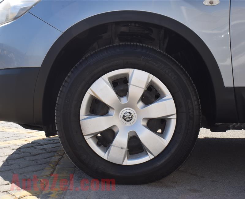 NISSAN QASHQAI- 2013- SILVER- GCC SPECS