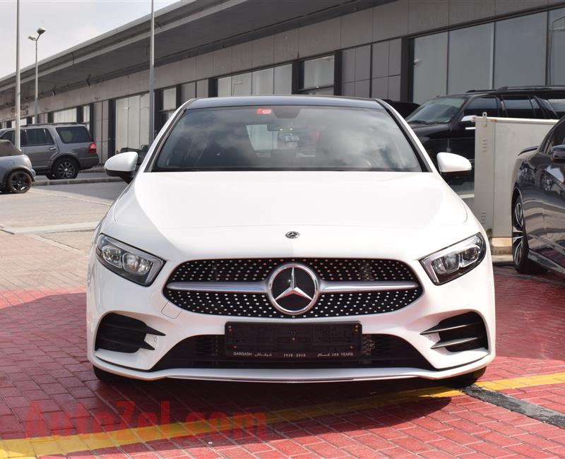 MERCEDES-BENZ A250- 2018- WHITE- 27 000 KM- GCC