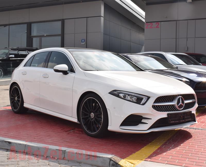 MERCEDES-BENZ A250- 2018- WHITE- 27 000 KM- GCC