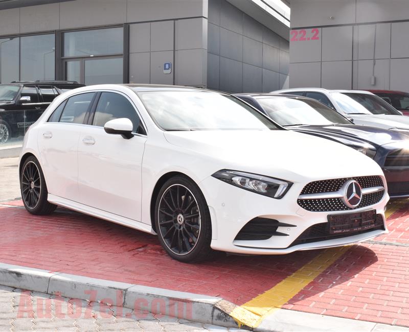 MERCEDES-BENZ A250- 2018- WHITE- 27 000 KM- GCC