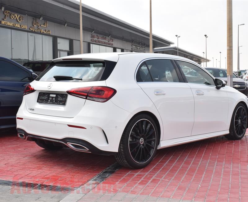 MERCEDES-BENZ A250- 2018- WHITE- 27 000 KM- GCC