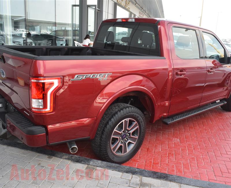 FORD F150 XLT- 2016- MAROON- 10 000 KM- GCC