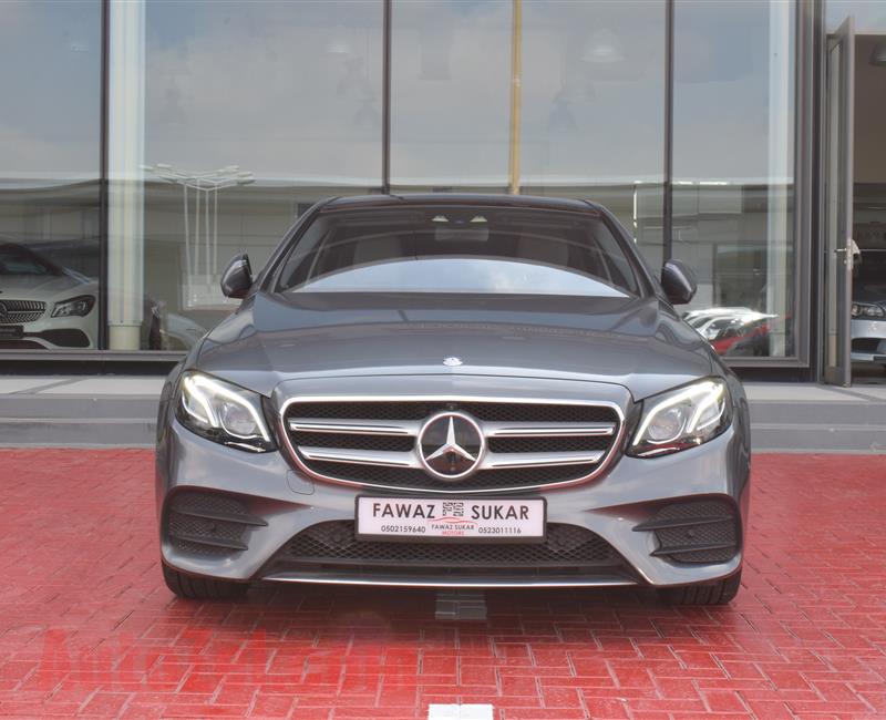 MERCEDES-BENZ E300- 2017- GREY- 22 000 KM- GCC