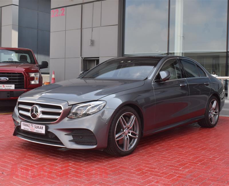 MERCEDES-BENZ E300- 2017- GREY- 22 000 KM- GCC