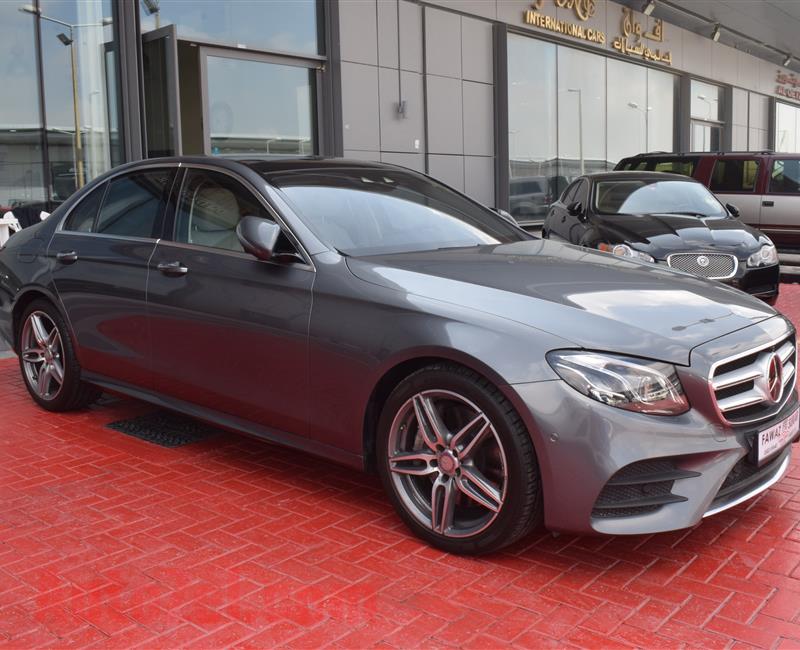 MERCEDES-BENZ E300- 2017- GREY- 22 000 KM- GCC